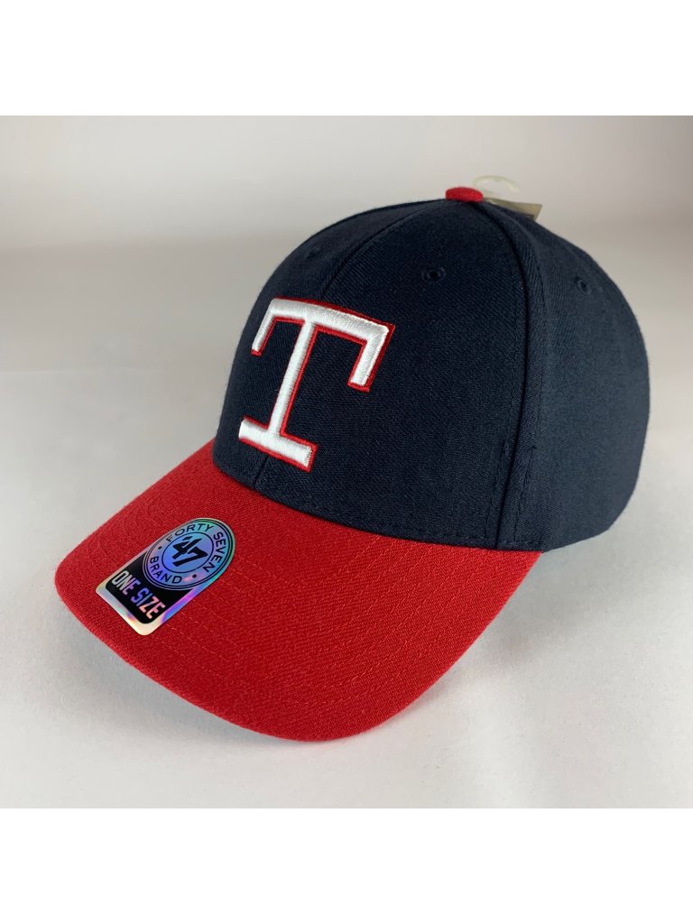 Toledo Mud Hens Milb Navy Blue Red 47 Brand Mvp Strapback Adjustable Hat New